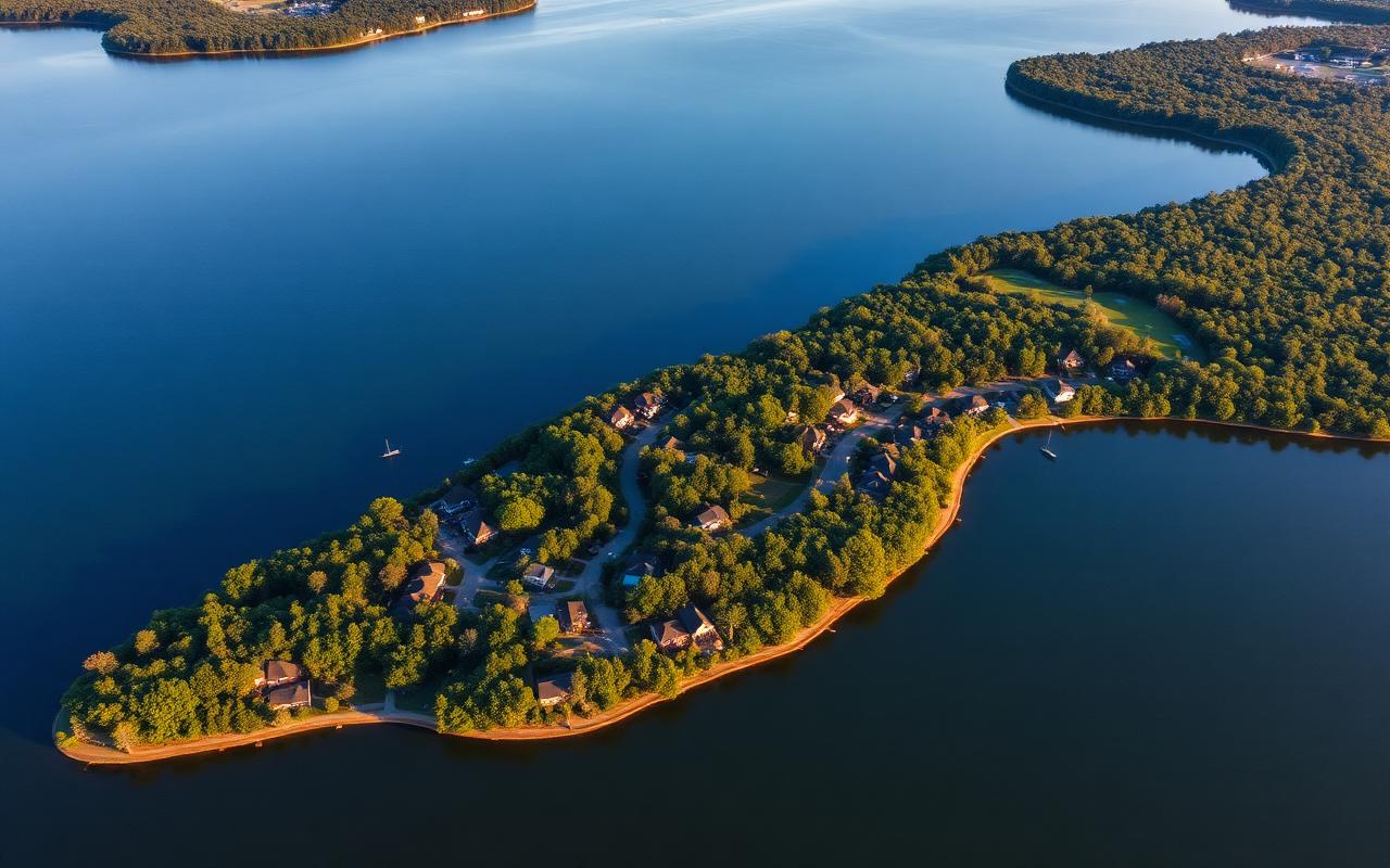 Tega Cay shoreline