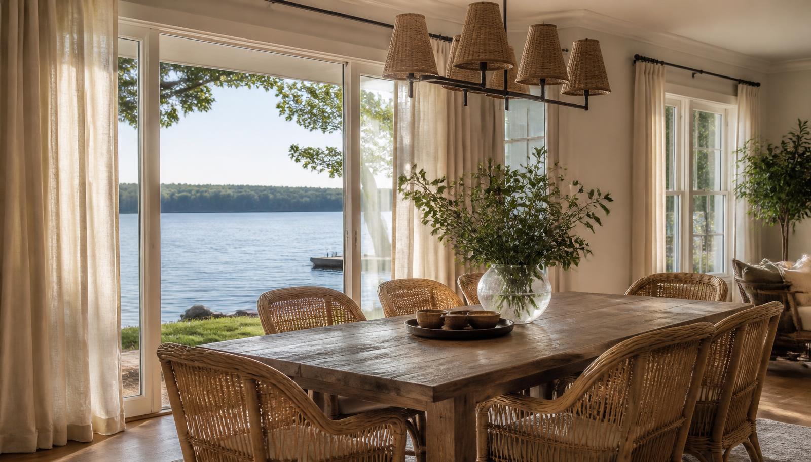 Waterfront interior design