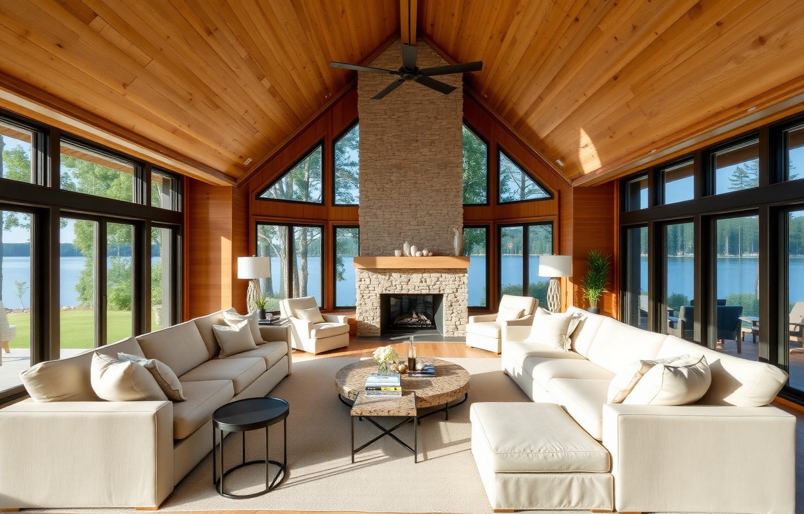 The Interior Language of the Lake House