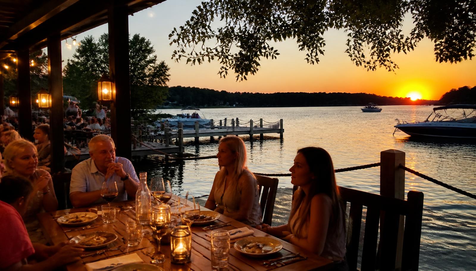 Waterfront dining