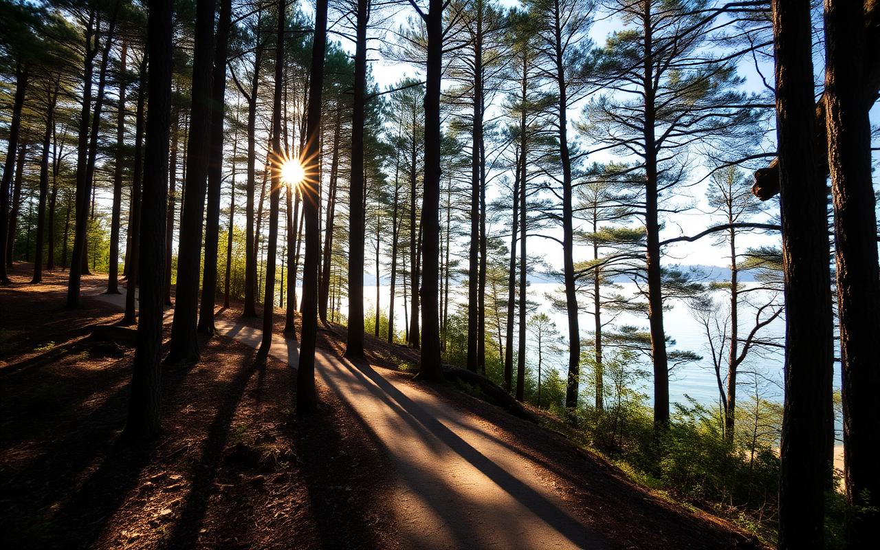 Lakeside trail